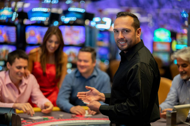 Live dealer at The Great Icescape table
